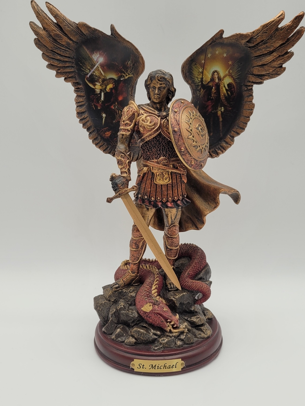 St. Michael C8995 Winged Archangel Statue - Home Art